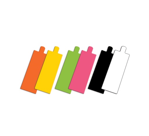 Mallard Ferrière Double-sided rectangular cardboard tabs, pack of 200 — 15577
