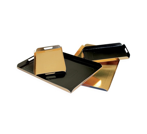 [15981] Mallard Ferrière Folded double-sided cardboard catering trays, pack of 25 — 15981