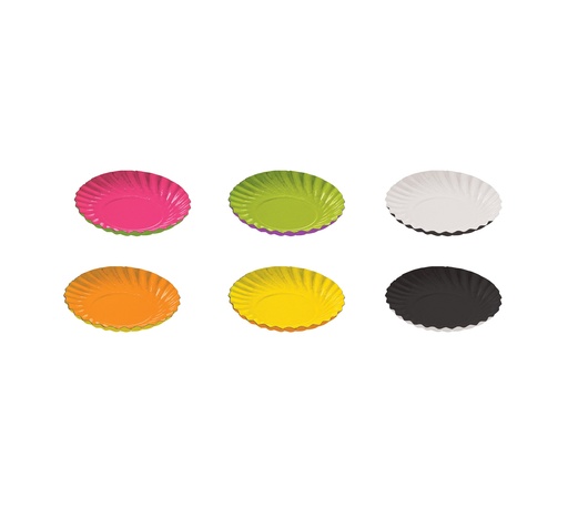 Mallard Ferrière Two-colour cardboard plates, pack of 200 — 16161