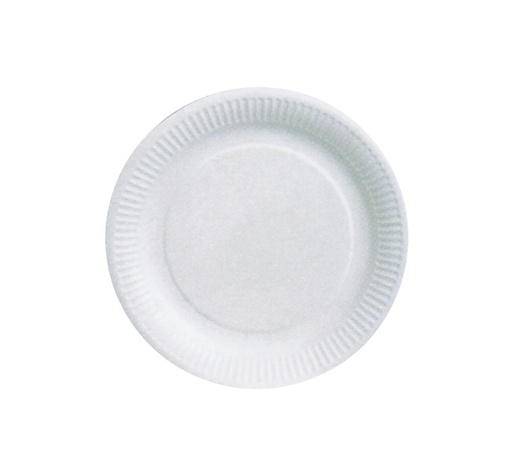 [16280] Mallard Ferrière White cardboard plates, pack of 100 — 16280