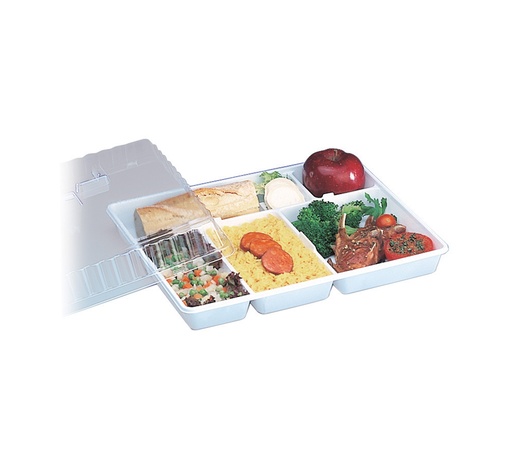Mallard Ferrière PVC lids for meal trays, pack of 50 — 17166