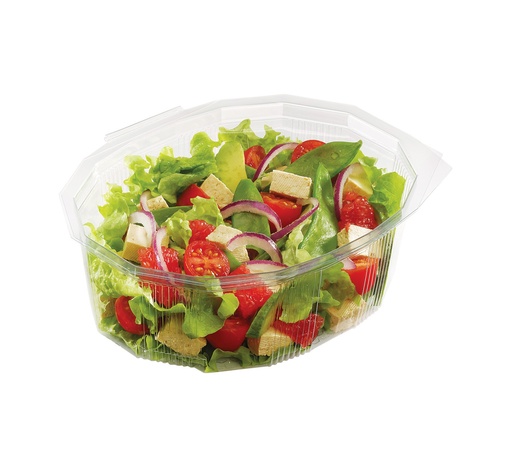 Mallard Ferrière Multipack oval salad containers with hinged lids — 19635