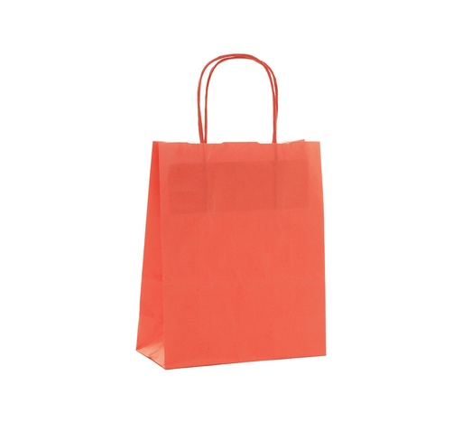 [23843] Mallard Ferrière Red kraft-paper shopping bags, pack of 50 — 23843
