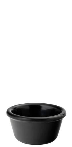 [CAS285DS03-00-B01048] Utopia – Plain Black Ramekin 4oz (12cl) — CAS285DS03-00-B01048