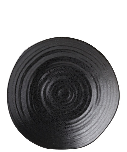 [CT0019-000000-B01006] Utopia – Tribeca Ebony Plate  8.25" (21cm) — CT0019-000000-B01006