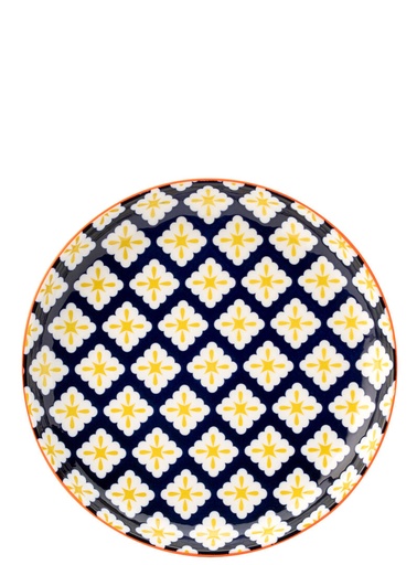 Utopia – Cadiz Blue & Orange Plate 8" (20cm) — CT1064-000000-B01006