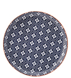 Utopia – Cadiz Blue & Orange Plate 10.5" (27cm) — CT1065-000000-B01006