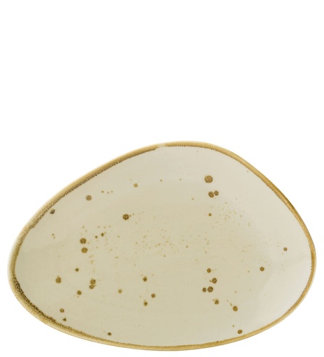 [CT2017-000000-B01006] Utopia – Earth Linen Oblong Plate 11.5" (29cm) — CT2017-000000-B01006