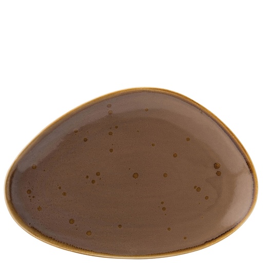 [CT2026-000000-B01006] Utopia – Earth Mocha Oblong Plate 14" (35.5cm) — CT2026-000000-B01006