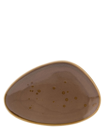 [CT2028-000000-B01006] Utopia – Earth Mocha Oblong Plate 10" (25.5cm) — CT2028-000000-B01006