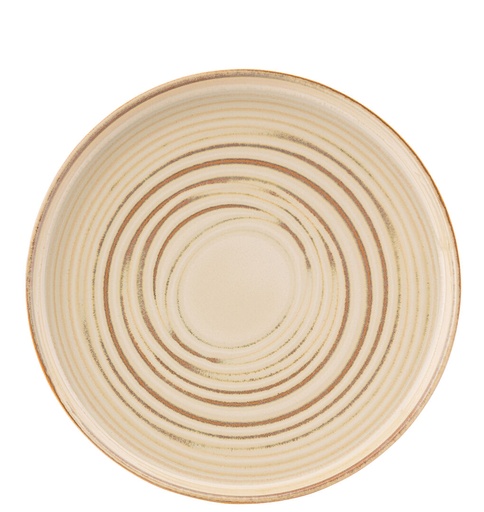 [CT9222-000000-B01006] Utopia – Santo Taupe Coupe Plate 11" (28cm) — CT9222-000000-B01006