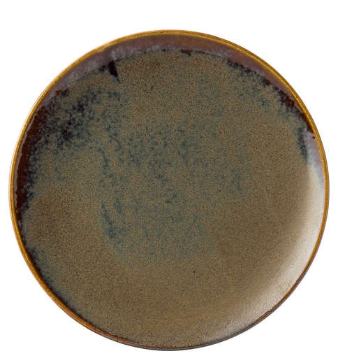 [CT9600-000000-B01006] Utopia – Murra Toffee Coupe Plate 12" (30cm) — CT9600-000000-B01006
