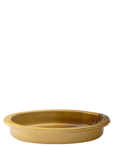 [DW0025-000000-B01006] Utopia – Murra Toffee Oval Eared Dish 8.5" (22cm) — DW0025-000000-B01006