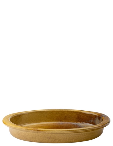 [DW0030-000000-B01006] Utopia – Murra Toffee Oval Eared Dish 10" (25cm) — DW0030-000000-B01006