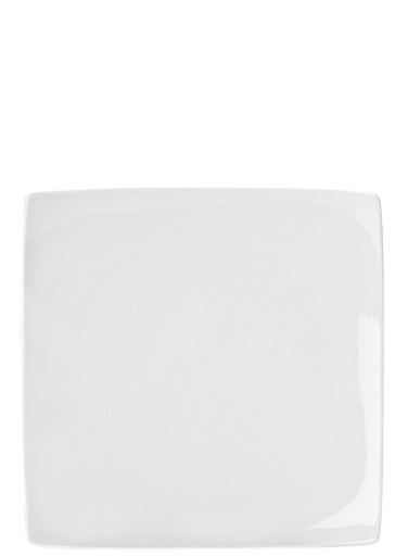 [E10002-000000-B06018] Utopia – Pure White Square Plate 8" (20.5cm) — E10002-000000-B06018