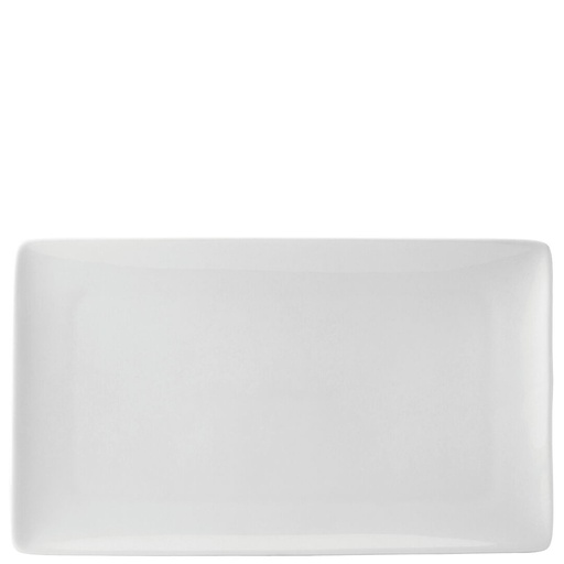 [E10003-000000-B06012] Utopia – Pure White Rect Plate 13.75 x 8.25" (35 x 21cm) — E10003-000000-B06012