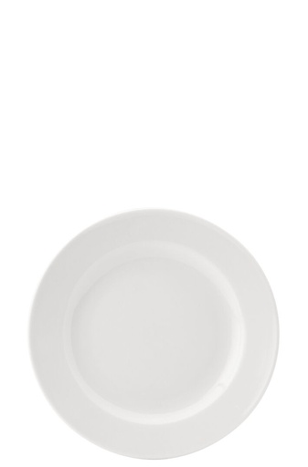 [E10017-000000-B06024] Utopia – Pure White Wide Rim Plate 6.75" (17cm) — E10017-000000-B06024