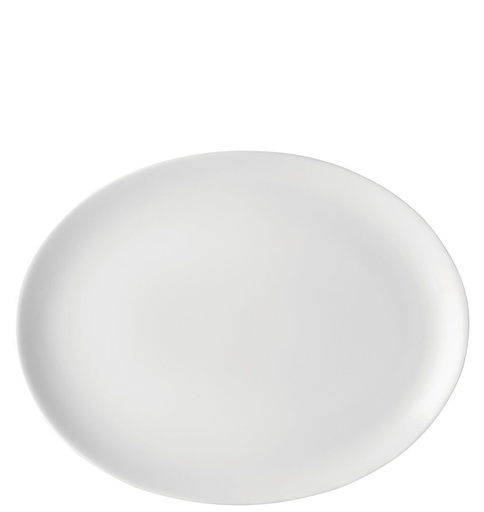 [E20030-000000-B06018] Utopia – Pure White Oval Plate 12" (30cm) — E20030-000000-B06018