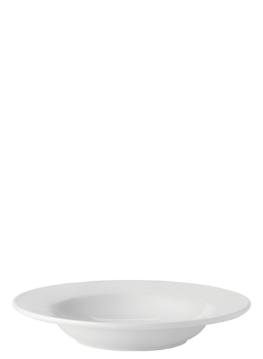 [E30022-000000-B06024] Utopia – Pure White Rimmed Soup 9" (22.5cm) — E30022-000000-B06024