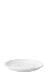 Utopia – Pure White Double Well Saucer 7" (17.5cm) — E80018-000000-B06036