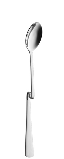 Utopia – Eternum – Cranked Latte Spoon 18/10 — F10663-000000-B01012