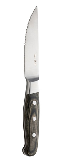 Utopia – Large Wooden Handled Steak Knife — F10675-000000-B01012