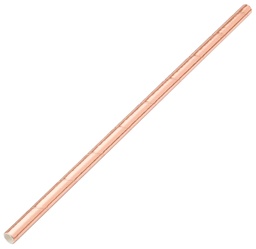 Utopia – Paper Solid Copper Straw 8" (20cm) — F90104-000000-B01024