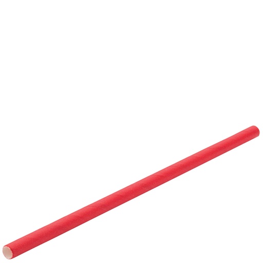 [F90192-000000-B01024] Utopia – Paper Solid Red mixed beverage Straw 5.5"(14cm) 5mm Bore — F90192-000000-B01024