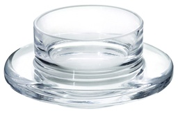 Utopia – Glass Base for Butter Dish 3.5" (9cm) 1oz (3cl) — F91001-000000-B01006