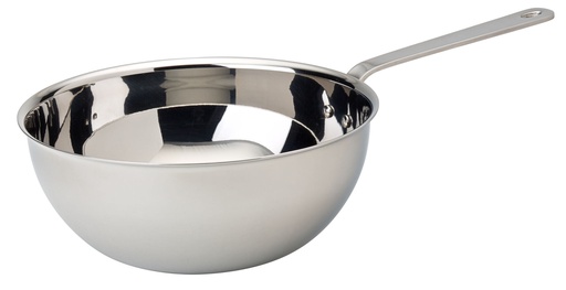 [F91023-000000-B01006] Utopia – Stainless Steel Wok 5.5" (14.25cm) 20oz (57cl) — F91023-000000-B01006