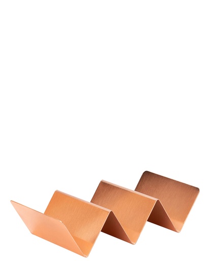 [F91173-000000-B01012] Utopia – Copper Triple Street Food Stand 21cm x 10cm — F91173-000000-B01012