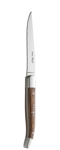 Utopia – Laguiole Wood Handled Steak Knife - Serrated Edge — F91197-000000-B01012