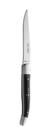 Utopia – Laguiole Black Handled Steak Knife - Serrated Edge — F91198-000000-B01012