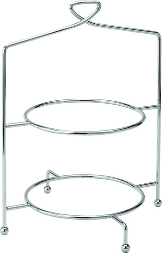Utopia – Savoy 2 Tier Cake Plate Stand 13" (33cm) — F91200-000000-B01001