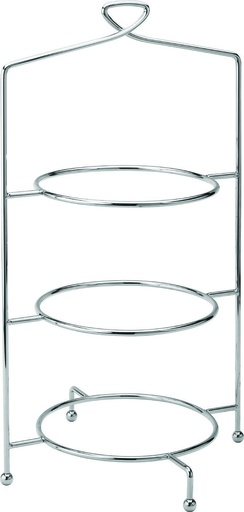 [F91201-000000-B01001] Utopia – Savoy 3 Tier Cake Plate Stand 18" (46cm) — F91201-000000-B01001