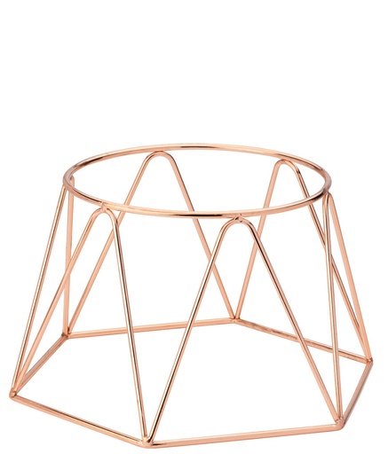 [F92037-000000-B01006] Utopia – Riser Plate stand 155 mm Copper — F92037-000000-B01006