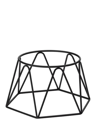 Utopia – Matt Black Plate Riser - 16.5cm x 13cm — F92040-000000-B01006