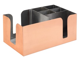 Utopia – Copper beverage service Caddy 9.7 x 4.5" (24.6 x 11cm) — F93050-000000-B01001