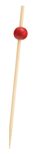 Utopia – Bamboo Ball Skewer 4.75" (12cm) - 10 packs of 100 — JMP873-000000-B01001