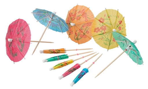 [JMP875-000000-B01001] Utopia – mixed beverage Umbrella (10cm) - 10 packs of 100 — JMP875-000000-B01001