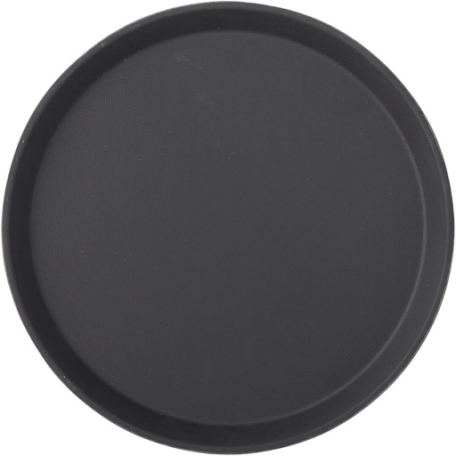[JMP921-000000-B01012] Utopia – Black Non Slip Tray Round 16" (40.5cm) — JMP921-000000-B01012