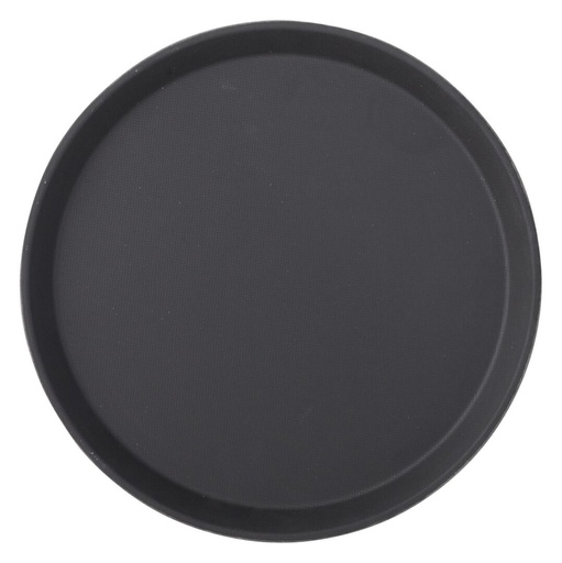 [JMP923-000000-B01012] Utopia – Black Non Slip Tray Round 14" (35.5 cm) — JMP923-000000-B01012