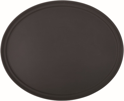 [JMP924-000000-B01006] Utopia – Black Non Slip Tray Oval 27 x 22" (68.5 x 56.5cm) — JMP924-000000-B01006