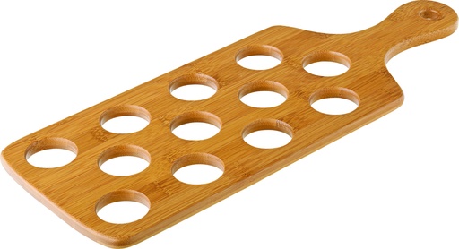 [JMP944-000000-B01006] Utopia – Bamboo Shot Paddle - To hold 12 Shots 16 x 6" — JMP944-000000-B01006