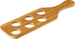 Utopia – Bamboo Shot Paddle - To hold 6 Shots 15 x 4.25" — JMP945-000000-B01006