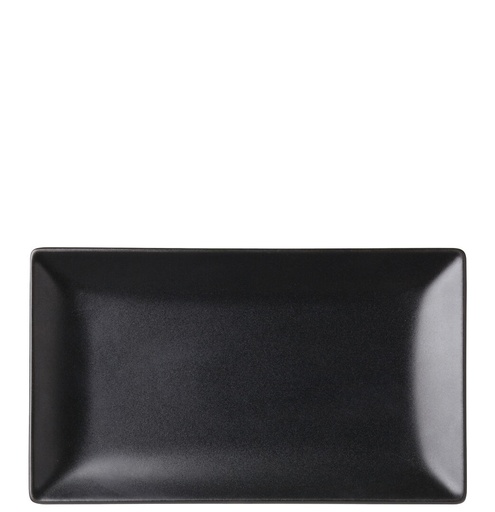 Utopia – Noir Rectangular Black Plate 10 x 5.75" — K10030-000000-B01012