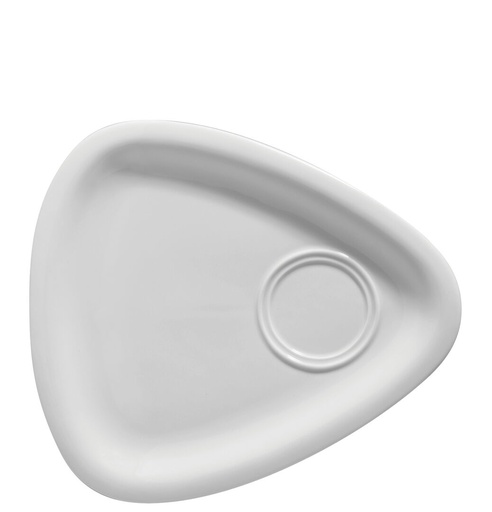 [K352828-00000-B01006] Utopia – Titan Triangular Rimmed Gourmet Plate 11" (28cm) — K352828-00000-B01006