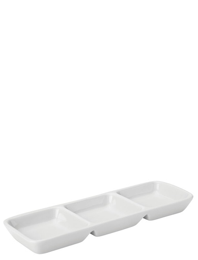 [K358120-00000-B06048] Utopia – Titan Triple Divided Dish 7.75 x 2.5" (20 x 6.5cm) — K358120-00000-B06048