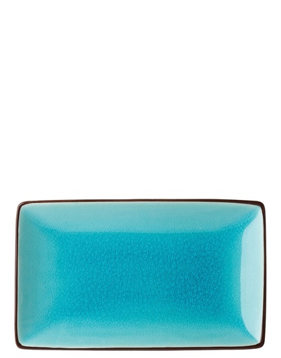 Utopia – Soho Aqua Rectangular Plate 8.5 x 5.5"(21 x 14cm) — K90025-000000-B01006