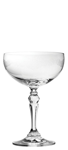 [L4566-2600-00-B06024] Utopia – Rona – Filigree Sparkling beverage Saucer 9oz (26cl) — L4566-2600-00-B06024